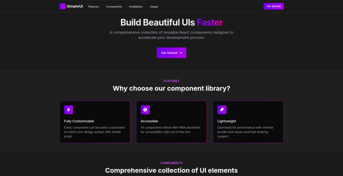 UI library